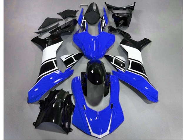 2015-2019 Gloss Blue White and Black Yamaha R1 Motorcycle Fairing UK 2015-2019 Gloss Blue White and Black Yamaha R1 Motorcycle Fairing UK
