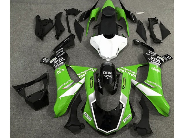 2015-2019 Gloss Green Style Yamaha R1 Motorcycle Fairing UK 2015-2019 Gloss Green Style Yamaha R1 Motorcycle Fairing UK