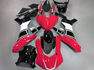 2015-2019 Gloss Red White and Black Yamaha R1 Motorcycle Fairing UK