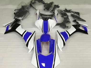 2015-2019 Gloss White Blue and Black Yamaha R1 Motorcycle Fairing UK