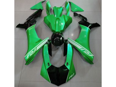 2015-2019 Lizard Green and Black Yamaha R1 Motorcycle Fairing UK