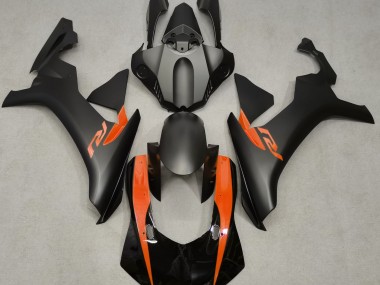 2015-2019 Matte Black & Orange Yamaha R1 Motorcycle Fairing UK