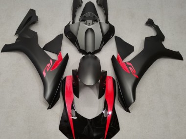 2015-2019 Matte Black & Pearl Red Yamaha R1 Motorcycle Fairing UK