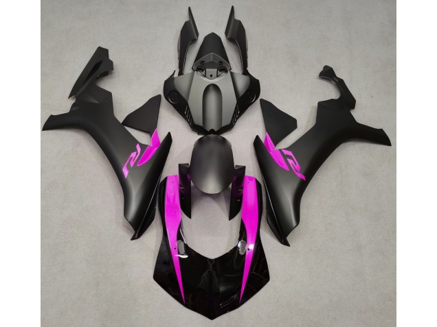 2015-2019 Matte Black & Pink Yamaha R1 Motorcycle Fairing UK 2015-2019 Matte Black & Pink Yamaha R1 Motorcycle Fairing UK
