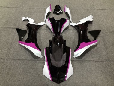 2015-2019 Pink Black and White Yamaha R1 Motorcycle Fairing UK