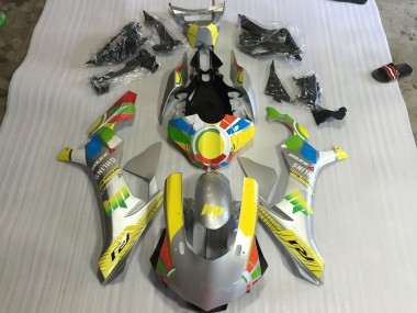 2015-2019 SILVER Yamaha R1 Motorcycle Fairing UK