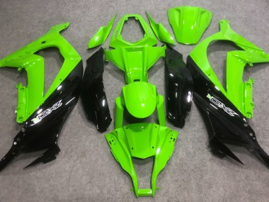 2016-2019 Bright Green & Green R Kawasaki ZX10R Motorcycle Fairing UK