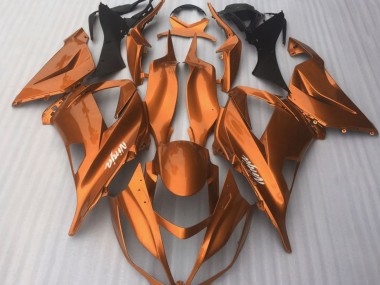 2016-2019 Candy Orange Gloss Kawasaki ZX10R Motorcycle Fairing UK