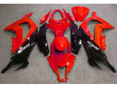 2016-2019 Gloss Red and Black Kawasaki ZX10R Motorcycle Fairing UK