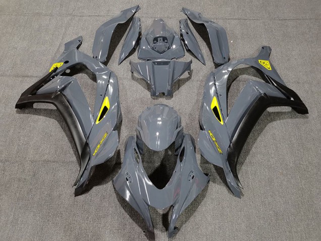 2016-2019 Nardo Gray & Black Kawasaki ZX10R Motorcycle Fairing UK 2016-2019 Nardo Gray & Black Kawasaki ZX10R Motorcycle Fairing UK