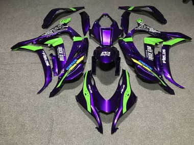 2016-2019 Pearl Purple Trickstar Kawasaki ZX10R Motorcycle Fairing UK