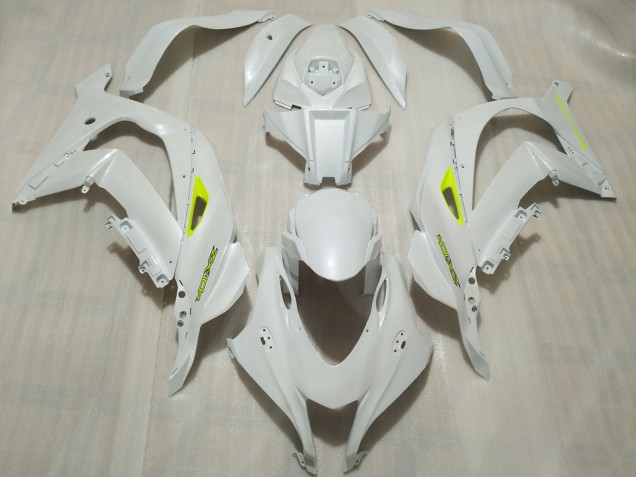 2016-2019 Pearl White Kawasaki ZX10R Motorcycle Fairing UK 2016-2019 Pearl White Kawasaki ZX10R Motorcycle Fairing UK