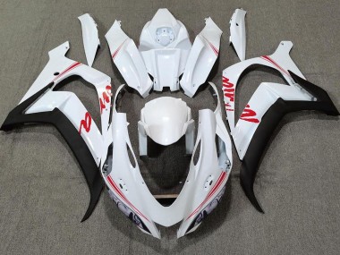 2016-2019 Pearl White & Red Kawasaki ZX10R Motorcycle Fairing UK