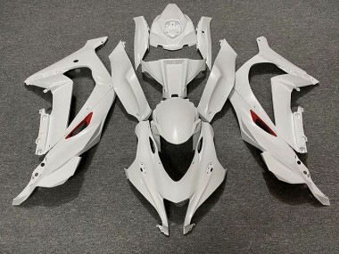 2016-2019 Pearl White Red Trim Kawasaki ZX10R Motorcycle Fairing UK
