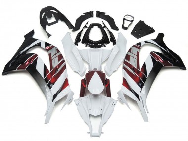 2016-2019 White and Silver Kawasaki ZX10R Motorcycle Fairing UK