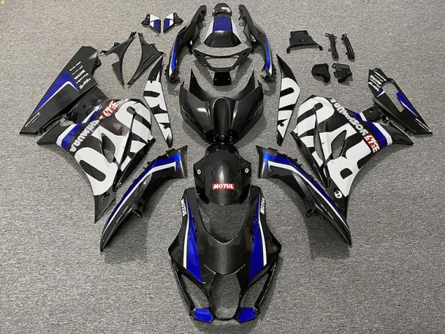 2017-2019 Carbon Fiber Style & Blue Suzuki GSXR 1000 Motorcycle Fairing UK 2017-2019 Carbon Fiber Style & Blue Suzuki GSXR 1000 Motorcycle Fairing UK
