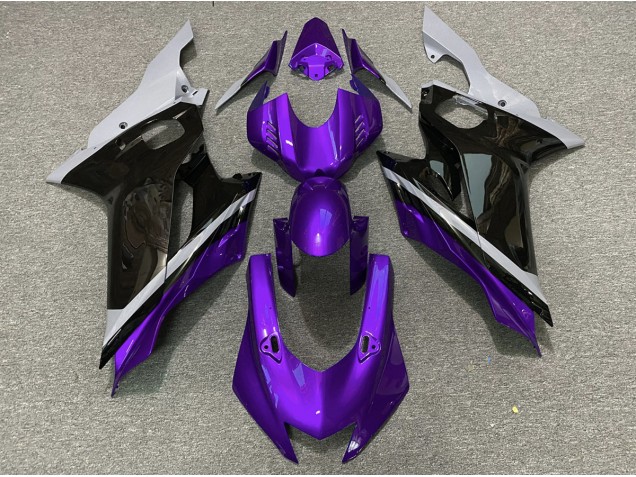 2017-2019 Cement Black and Purple Yamaha R6 Motorcycle Fairing UK 2017-2019 Cement Black and Purple Yamaha R6 Motorcycle Fairing UK
