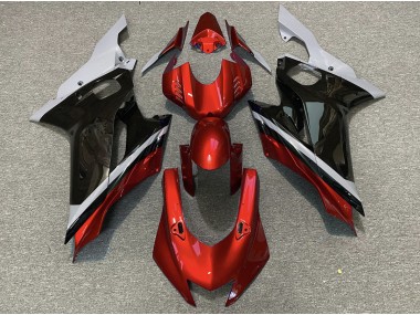 2017-2019 Cement Black and Red Yamaha R6 Motorcycle Fairing UK