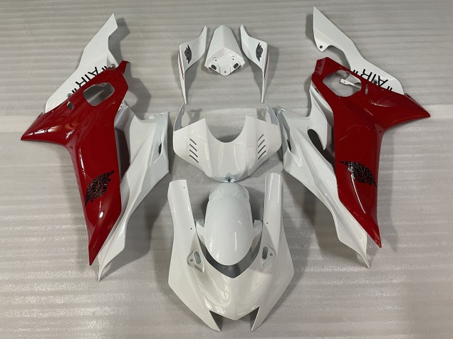 2017-2019 Gloss White and Red J AIR Yamaha R6 Motorcycle Fairing UK 2017-2019 Gloss White and Red J AIR Yamaha R6 Motorcycle Fairing UK