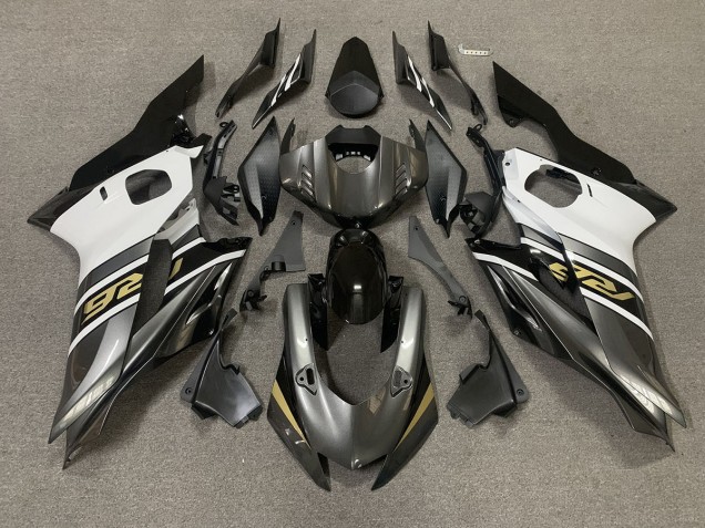 2017-2019 Gunmetal Grey and Gold Yamaha R6 Motorcycle Fairing UK 2017-2019 Gunmetal Grey and Gold Yamaha R6 Motorcycle Fairing UK