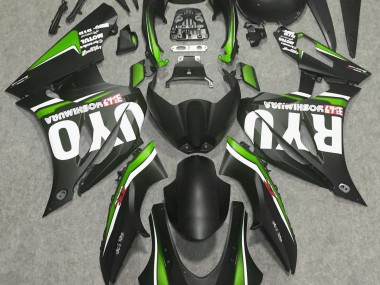 2017-2019 Matte Black & Green Suzuki GSXR 1000 Motorcycle Fairing UK