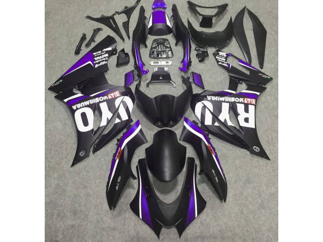 2017-2019 Matte Black & Purple Suzuki GSXR 1000 Motorcycle Fairing UK
