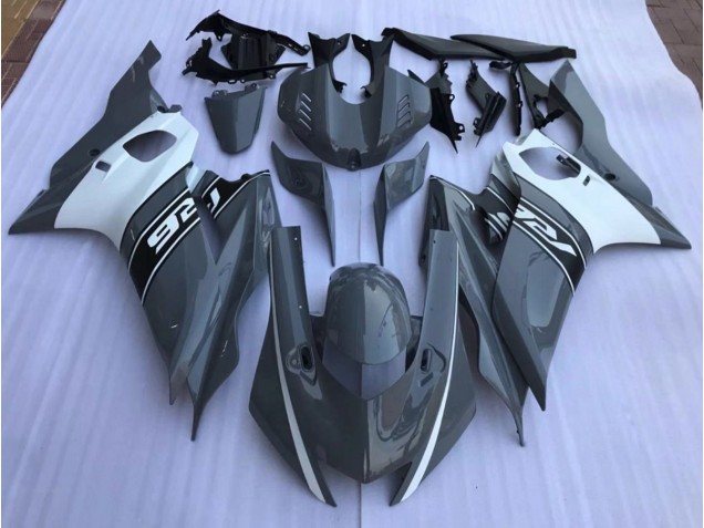 2017-2019 Nardo Grey and White Yamaha R6 Motorcycle Fairing UK 2017-2019 Nardo Grey and White Yamaha R6 Motorcycle Fairing UK