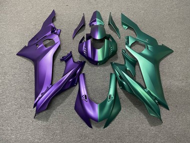 2017-2019 Purple and Green Split Yamaha R6 Motorcycle Fairing UK