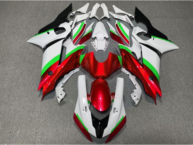 2017-2019 Red and Green Gloss Yamaha R6 Motorcycle Fairing UK 2017-2019 Red and Green Gloss Yamaha R6 Motorcycle Fairing UK