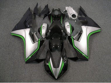 2017-2019 Silver and Black & Green Honda CBR1000RR Motorcycle Fairing UK