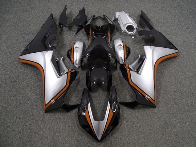 2017-2019 Silver and Black & Orange Honda CBR1000RR Motorcycle Fairing UK