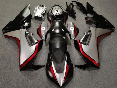 2017-2019 Silver and Black & Red Honda CBR1000RR Motorcycle Fairing UK